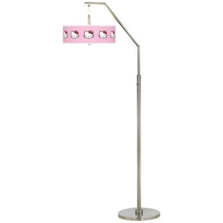 Hello Kitty Classic Brushed Nickel Arc Floor Lamp   #H5361 Y5117