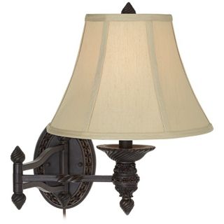 Cut Glass Urn With Brass Accents Table Lamp   #T4688