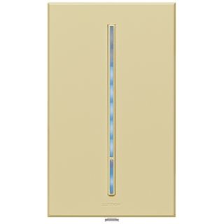 Lutron Vierti Blue LED 600 Watt Single Pole Almond Dimmer   #05893