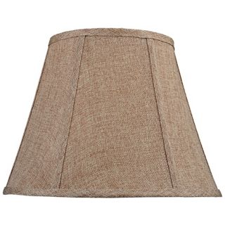 Tan Weave Lamp Shade 9x16x12 (Spider)   #X6690