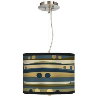 Dots and Waves 13 1/2" Wide Pendant Chandelier   #17374 J0013