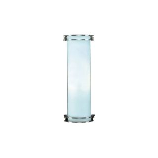 Acid Frost Glass Cylinder 16" High ADA Wall Sconce   #H4067