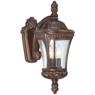 Kent Place 20 1/4" High Bronze Outdoor Wall Sconce   #W6382