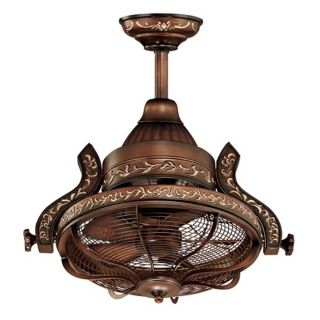 Bronze, Casa Vieja, Ceiling Fan Without Light Kit Ceiling Fans