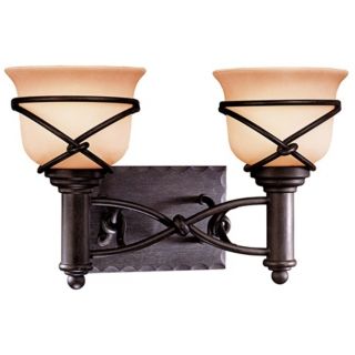 Minka Knotted Iron 16" Wide Two Light Wall Sconce   #60432
