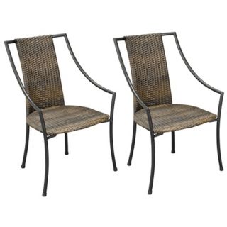 two chairs. 36 high, 23 1/4 wide, 22 1/4 deep. Seat height is 18