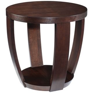 Sotto Sienna Finish Round Accent Table   #T6438