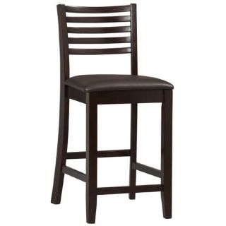 Linon Triena Collection Ladder 24" High Counter Bar Stool   #M9459