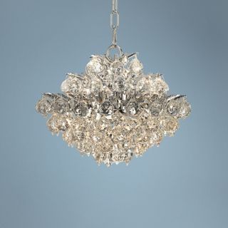 Vienna Full Spectrum 12" Wide Chrome and Crystal Chandelier   #N1104