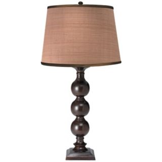 Jamie Young Luna Chocolate Open Cone Shade Table Lamp   #P2508