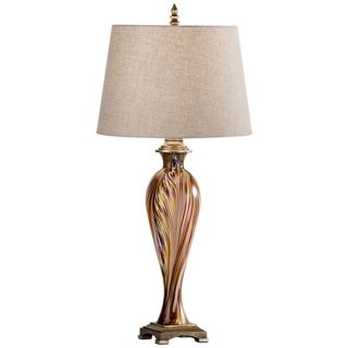 Murray Feiss Keira Multi Color Glass Table Lamp   #X6699