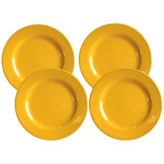 Set of 4 Fun Factory Buttercup Dinner Plates   #Y1013