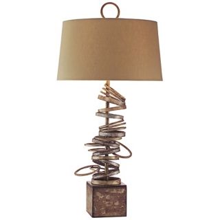 John Richard Iron Ring Table Lamp   #X7605