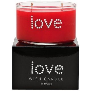 Love Hand Jeweled Red Wish Candle   #Y2082