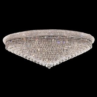 Primo Royal Cut Crystal 48" Wide Chrome Ceiling Light   #Y3825