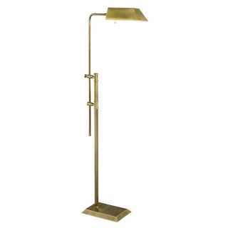 Adjustable Antique Brass Pharmacy Floor Lamp   #63307