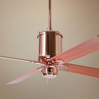 52" Industry Polished Copper Ceiling Fan   #K9605