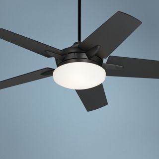 52" Casa Vieja Endeavor Matte Black Ceiling Fan   #R2162