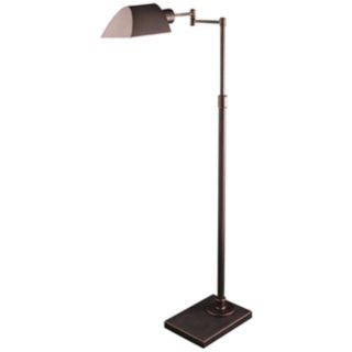 Orland Mission Bronze Adjustable Pharmacy Floor Lamp   #V0559