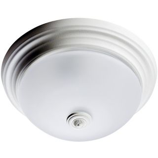 Hunter Satin White Ashbury Bathroom Fan Light   #06754