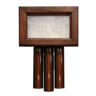 Traditional Mahogany with Seeded Glass Door Chime   #K6177