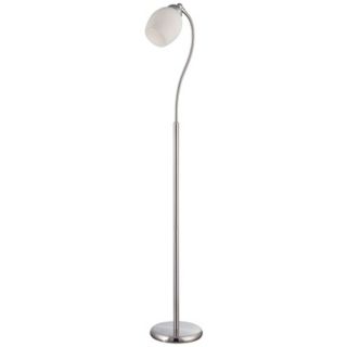 Pearl Frosted Glass Lite Source Floor Lamp   #V1080