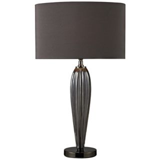 Nickel, Crystal   Glass Table Lamps