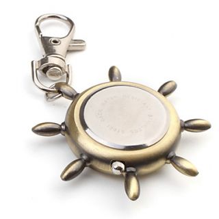 USD $ 4.69   Stainless Steel Pocket Watch with Keychain,
