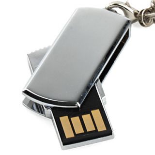 USD $ 7.79   1GB Mini Swivel Keychain Style USB Flash Drive (Silver