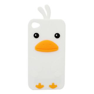 USD $ 4.79   Unique Stay Bird Pattern Silicone Case for iPhone 4 and