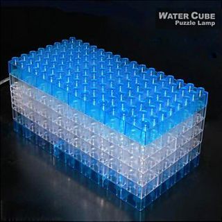 EUR € 26.67   Water Cube puslespil lampe, Gratis Fragt På Alle