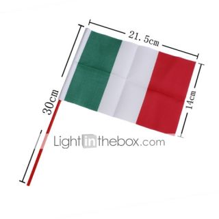 EUR € 1.83   bandiera Italia   grandi dimensioni 21,5 cm, Gadget a