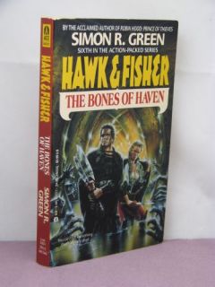 1st Signed by Author Hawk Fisher 6 The Bones of Haven by Simon Green
