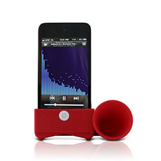 USD $ 6.89   Horn Stand Speaker Amplifier for Apple iPhone 4/4S,