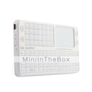 USD $ 42.99   2.4G Wireless Mini Keyboard with Touchpad + Red LED