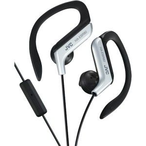 JVC HAEBR80S Sport Clip In Ear Headphones with Microphone & Remote