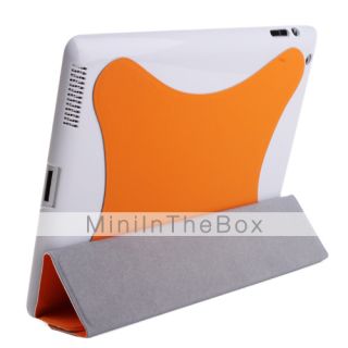 USD $ 18.94   Sleep/Wake up enabled Leather Case for iPad 2 (Orange