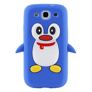 USD $ 3.99   Lovely Penguin Silicone Case for Samsung Galaxy S3 I9300