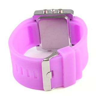 USD $ 6.39   Fashion Girl Women Wrist Watch Purple Watchband Purple