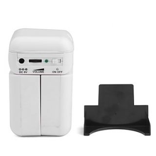 USD $ 11.69   Mini Portable Travel Speakers (White),