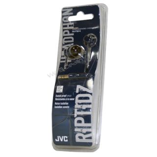 JVC in Ear Headphones Riptidz Blue iPhone Earbuds Noise Isolation Buds