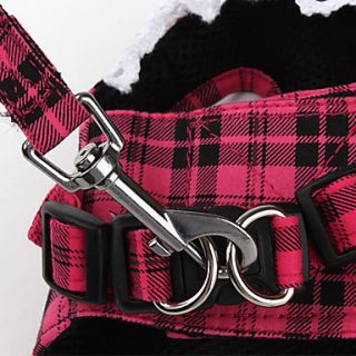 USD $ 15.49   Plaid Lace Style Safety Body Harness and 4ft Leash for