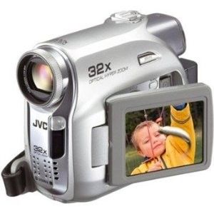 JVC Digital Video Camera GR D372U Silver as Is