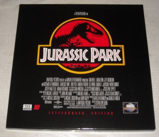 Movie Laserdisc 1993 Spielberg Jurassic Park Box Set Sam Neill