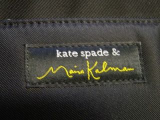 Kate Spade Maira Kalman Graphic Black Tote Perfect