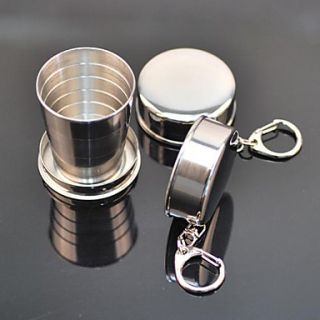 USD $ 4.29   Portable Stainless Steel Retractable Cup,