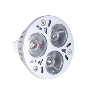 USD $ 20.19   MR16 3W 180LM Natural White Light LED Spot Bulb (12V
