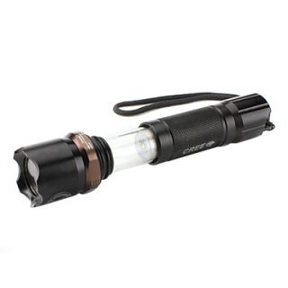 Focus Zoom Retractable Camping Torch 3 mode Cree Q5 LED zaklamp (210LM