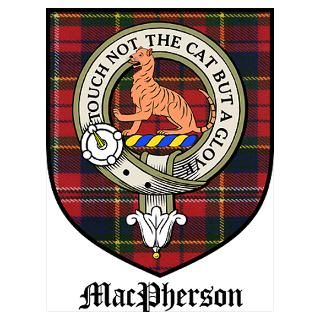 Wall Art  Posters  MacPherson Clan Crest Tartan