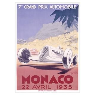 See all products from the Grand Prix, Monaco, 1931, Vintage Poster, by